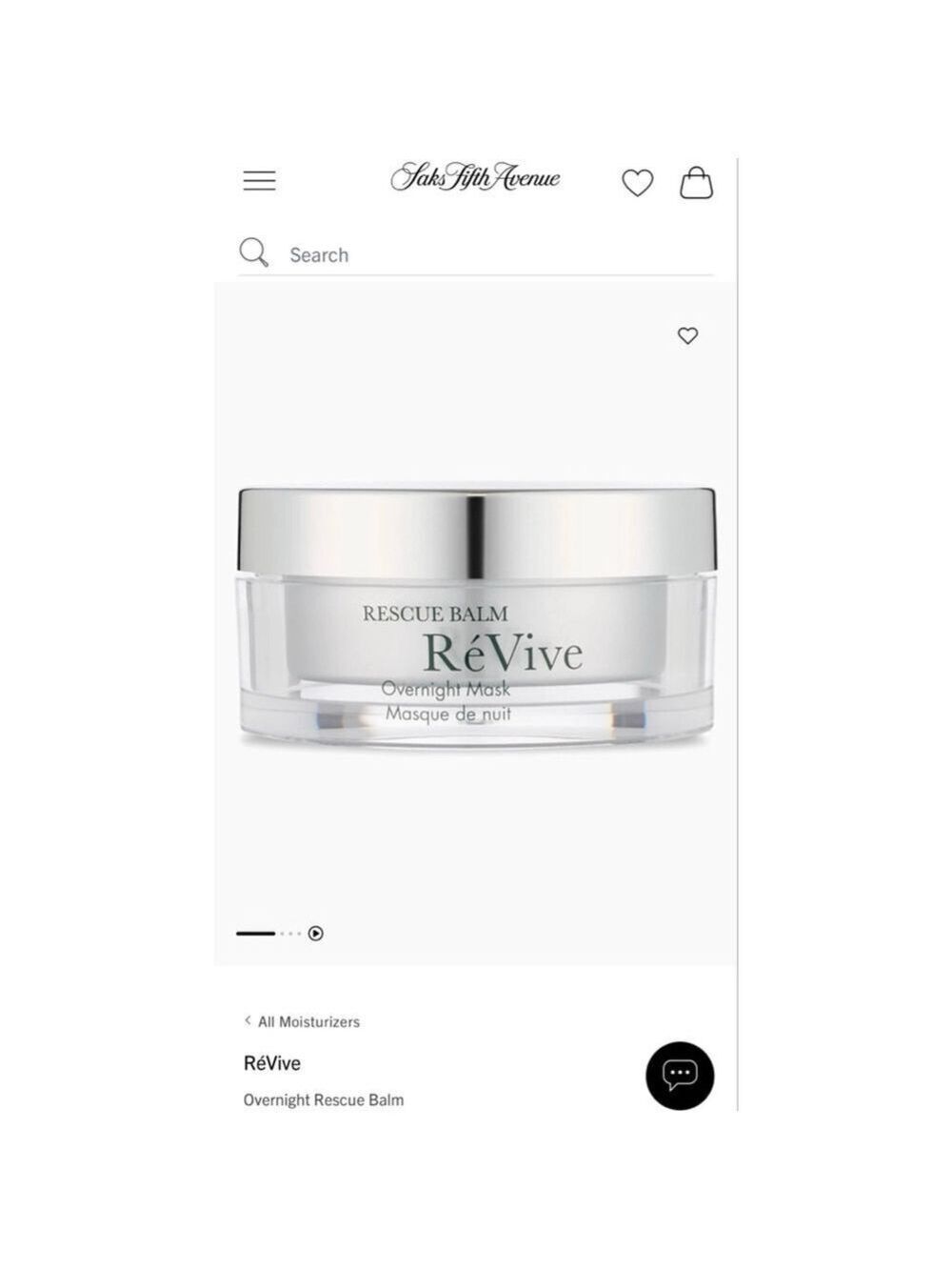 RéVive Overnight Rescue Balm Mask 2.5oz